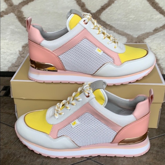 MICHAEL KORS MADDY TRAINER MESH OPTIC WHITE - Picture 16 of 16